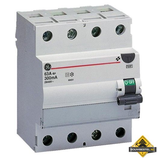 AEG Aardlekschakelaar 4-polig type S "FIS" 63 A, 0,3 A - S