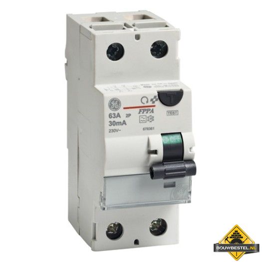 AEG Aardlekschakelaar type A 2-polig FPP 40 A, 0,03 A