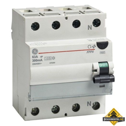 AEG Aardlekschakelaar type A 4-polig "FPP" 40 A, 0,03 A