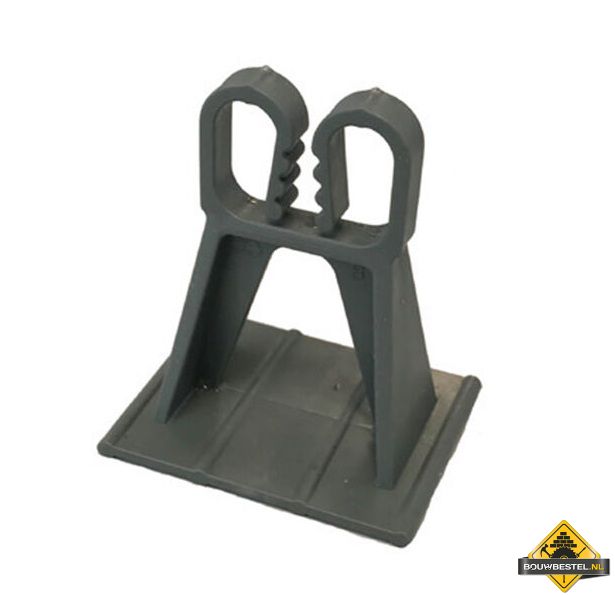 Afstandhouder met grondplaat 35mm - 125 stuks (voor oa. betonvloer)
