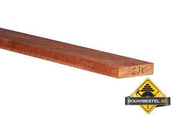 Hardhout Aftimmerlat Geschaafd - 400cm (28x140mm)
