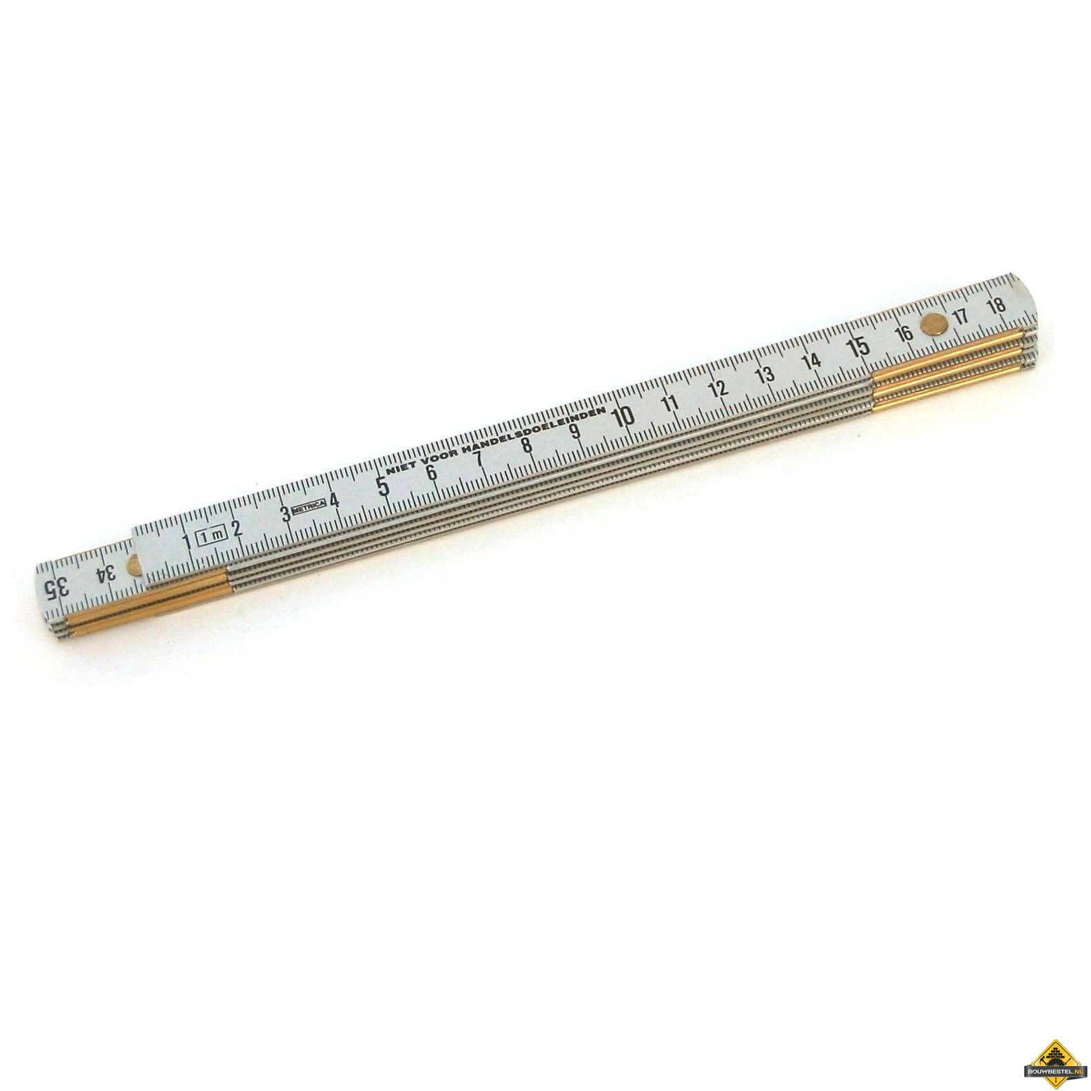 Aluminium duimstok - 2 m