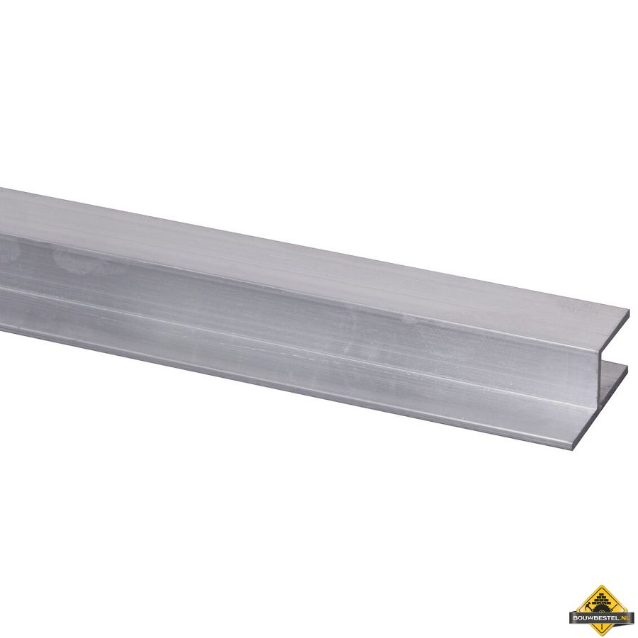 Aluminium stoeltjesprofiel 11 x 26 mm 200 cm