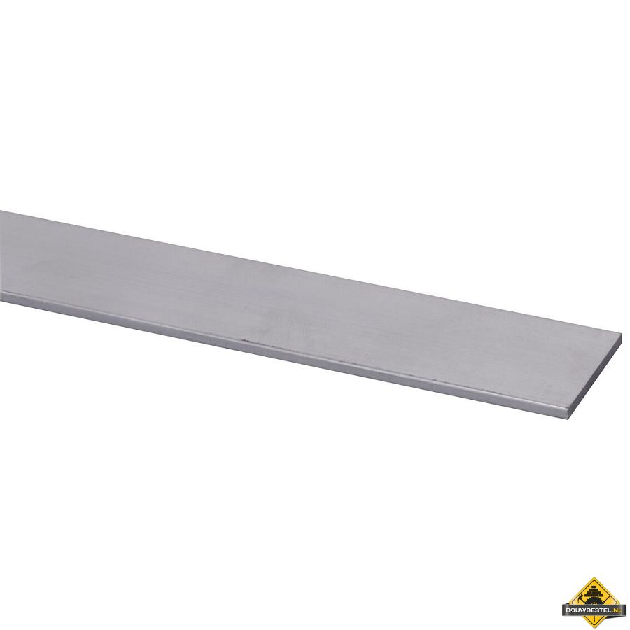 Aluminium afdekprofiel 2 x 25 mm 200 cm