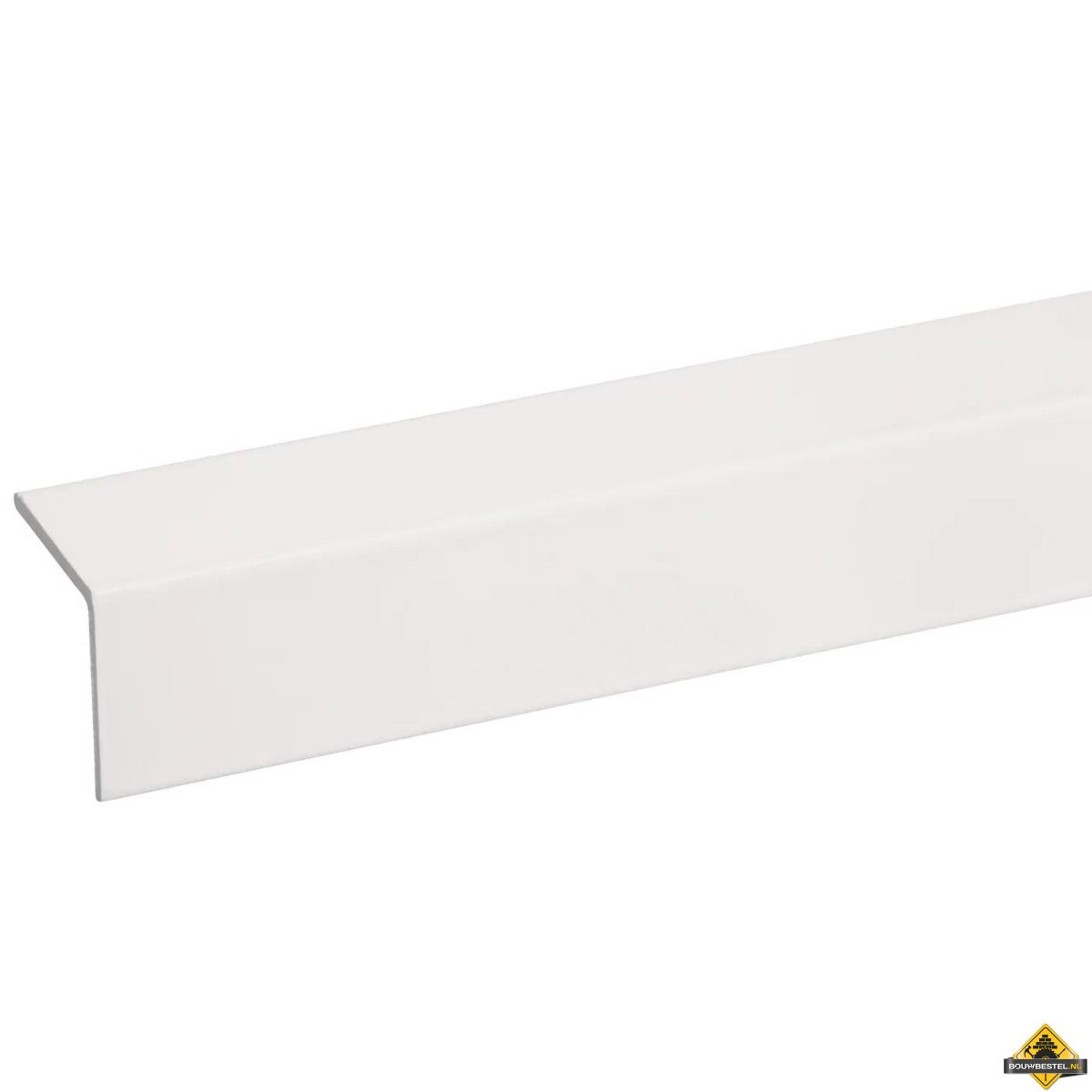 Aluminium hoekprofiel wit 20 x 20 mm 200 cm