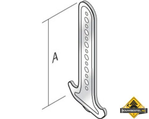 Metal Stud Ankerhanger - Zonder veer (70mm, per 10 stuks)