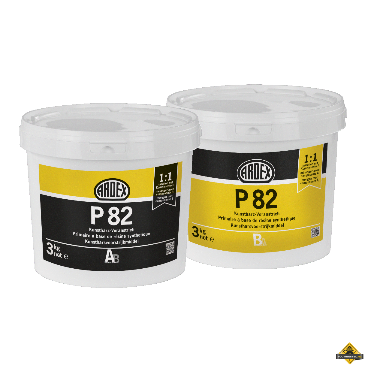 Ardex P82 Kunsthars-voorstrijkmiddel (3+3) set a 6 kg