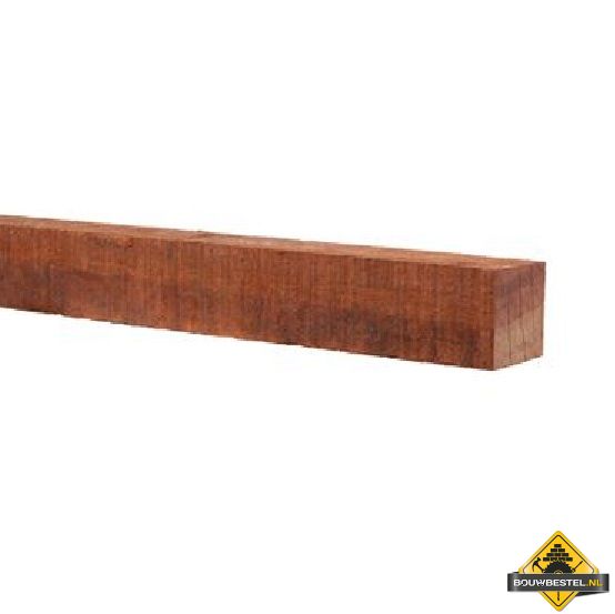Azobe ad fijnbezaagd gepunt 70x70x2750