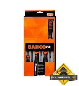 Bahco fit schroevendraaierset 6-delig gleuf pz