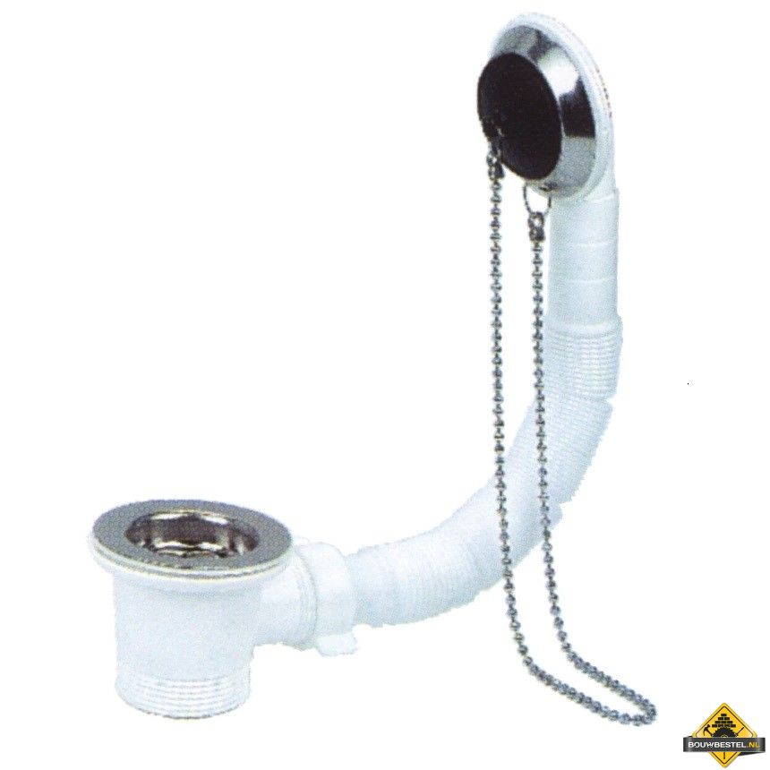 Best Design Gootsteen Overloopcombinatie 1 1/2" + Ketting