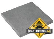Terrastegel / Tuintegel Facet - Grijs (40x60cm)
