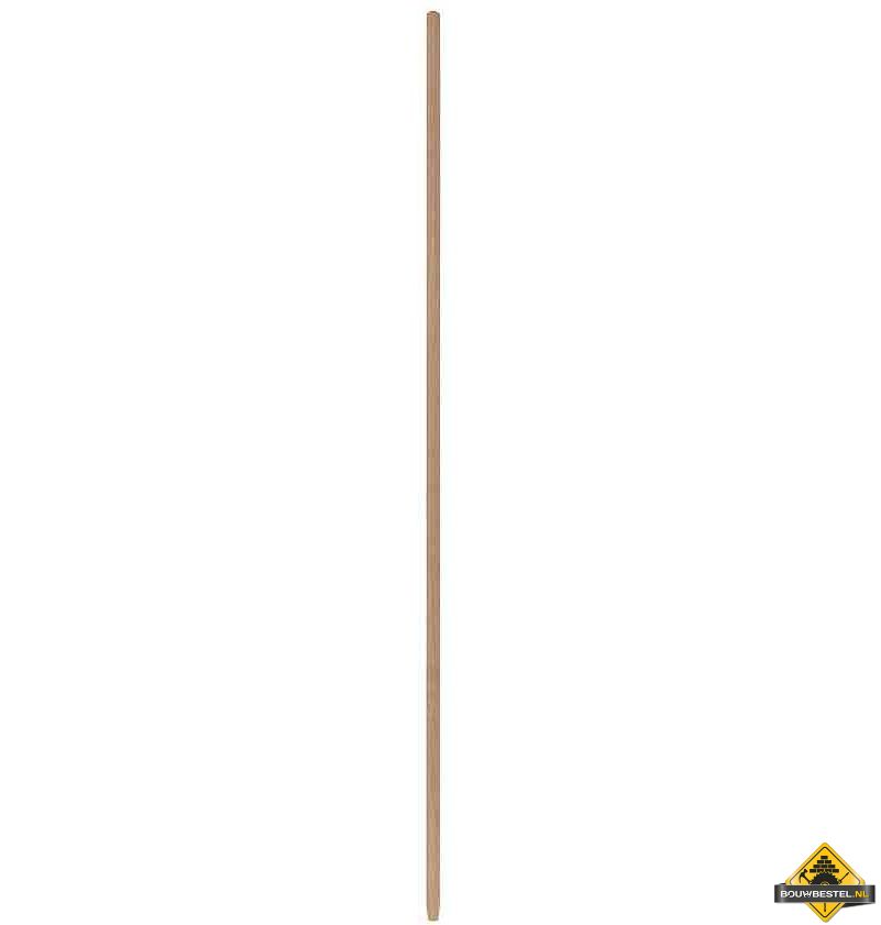 Houten bezemsteel / steel hout Tauari SUPER PROF 160 cm x 28.0 mm