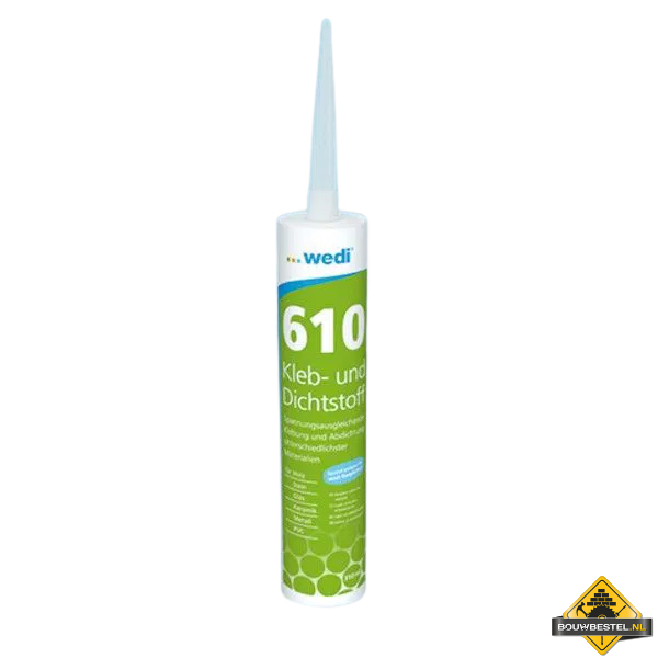 Wedi 610 Lijm & Afdichtmiddel koker 310ml
