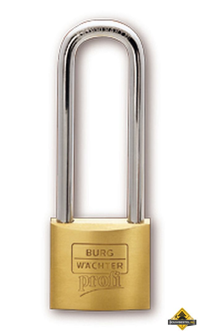 Burg hangslot Profi 50mm, HB 110mm, VS, incl. 2 sleutels