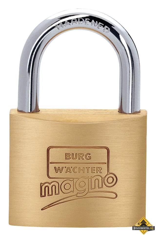 Burg hangslot Magno 30mm, GS nr K2 .. incl. 2 sleutels