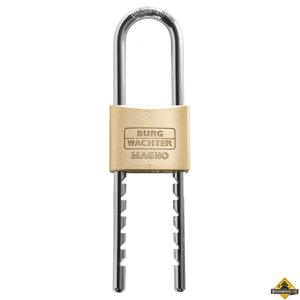 Burg hangslot Magno Flex 50mm VS, met instelbare geharde beugel (59-149mm), incl. 2 sleutels