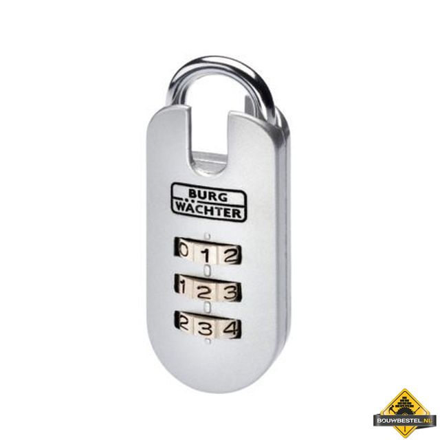 Burg cijfercombinatiehangslot Combi Lock 71, 25mm, programmeerbaar tot 999