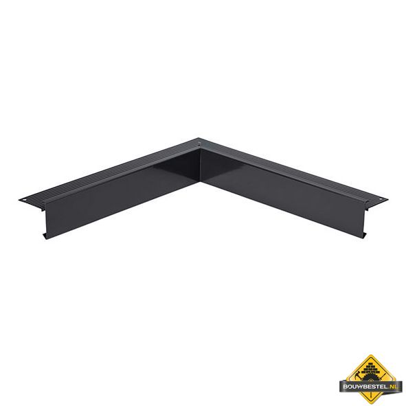 Daktrim binnenhoek 60 x 64 mm RAL9005