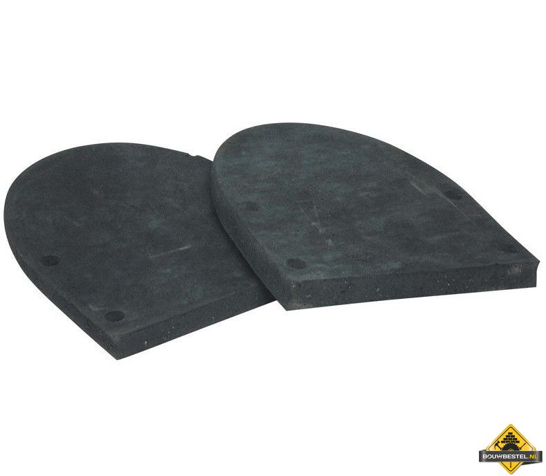 Binnenkussen rubber set a 2 stuks "Kniebeschermers Super Prof Harmonica"
