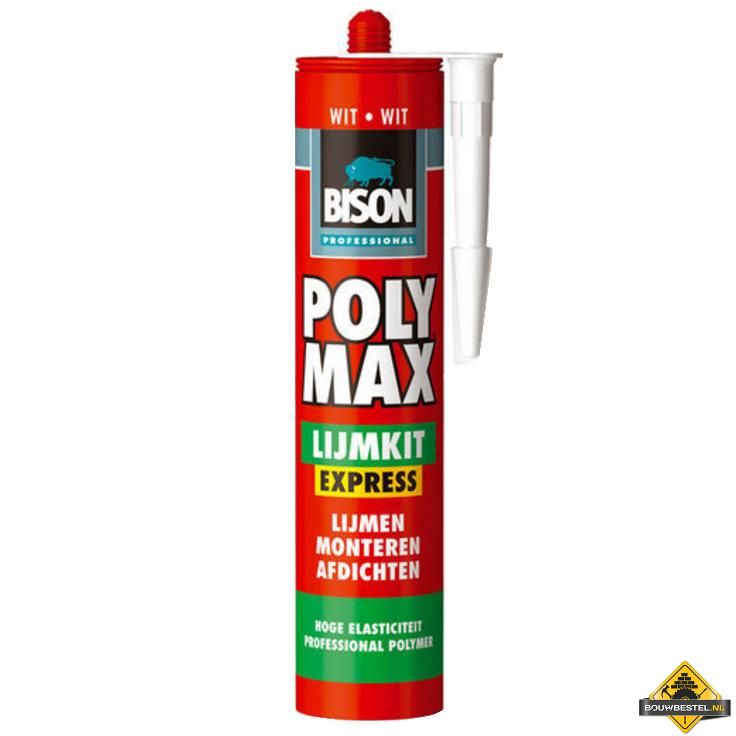 Bison Polymax Lijmkit - Wit - Koker 435 gr