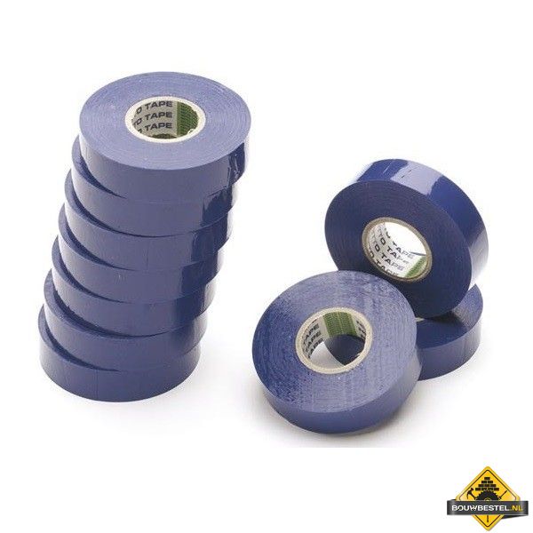 Blauwe isolatietape - 19 mm x 20 m