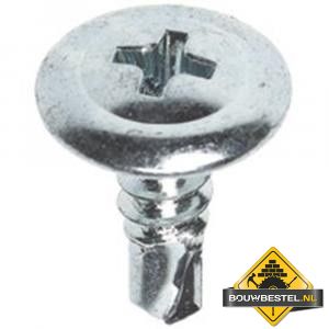 Grabber Metal stud schroef 4,2x13mm verzinkt boorpunt doos 1000 stuks