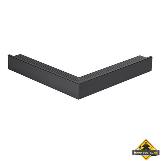 Daktrim buitenhoek 60 x 64 mm RAL9005
