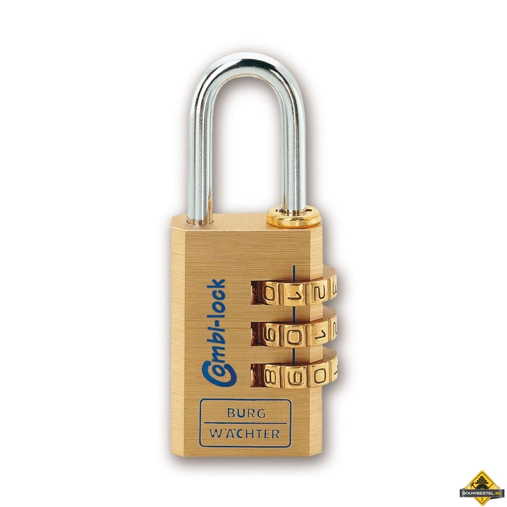 Burg Wächter Combi Lock cijfercombinatiehangslot - 30 mm