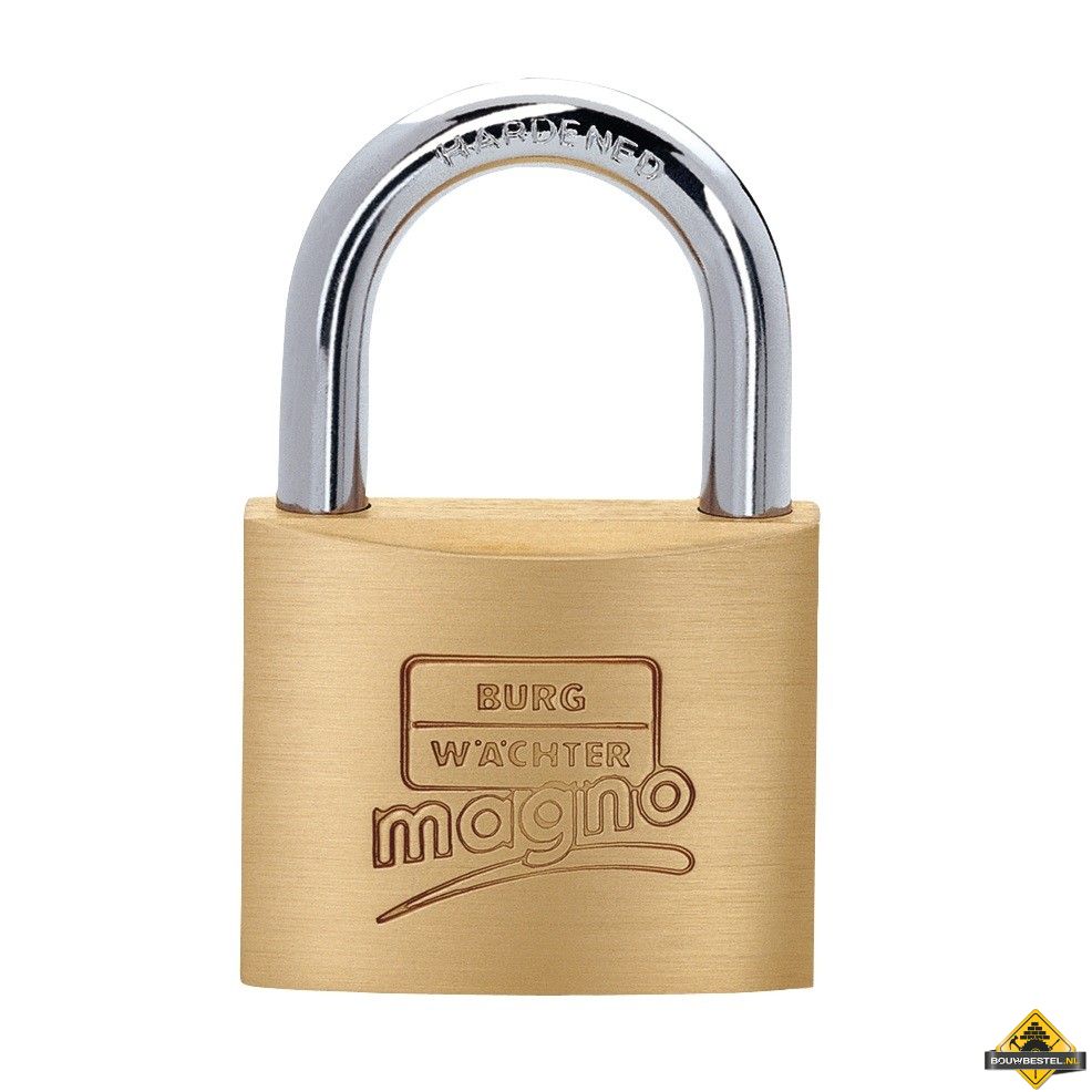Burg Wächter Magno messing hangslot gelijksluitend - 30 mm