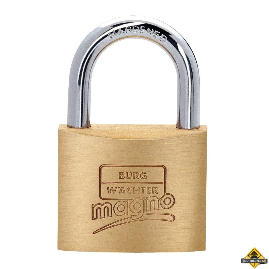 Burg Wächter Magno messing hangslot verschillend sluitend - 50 mm