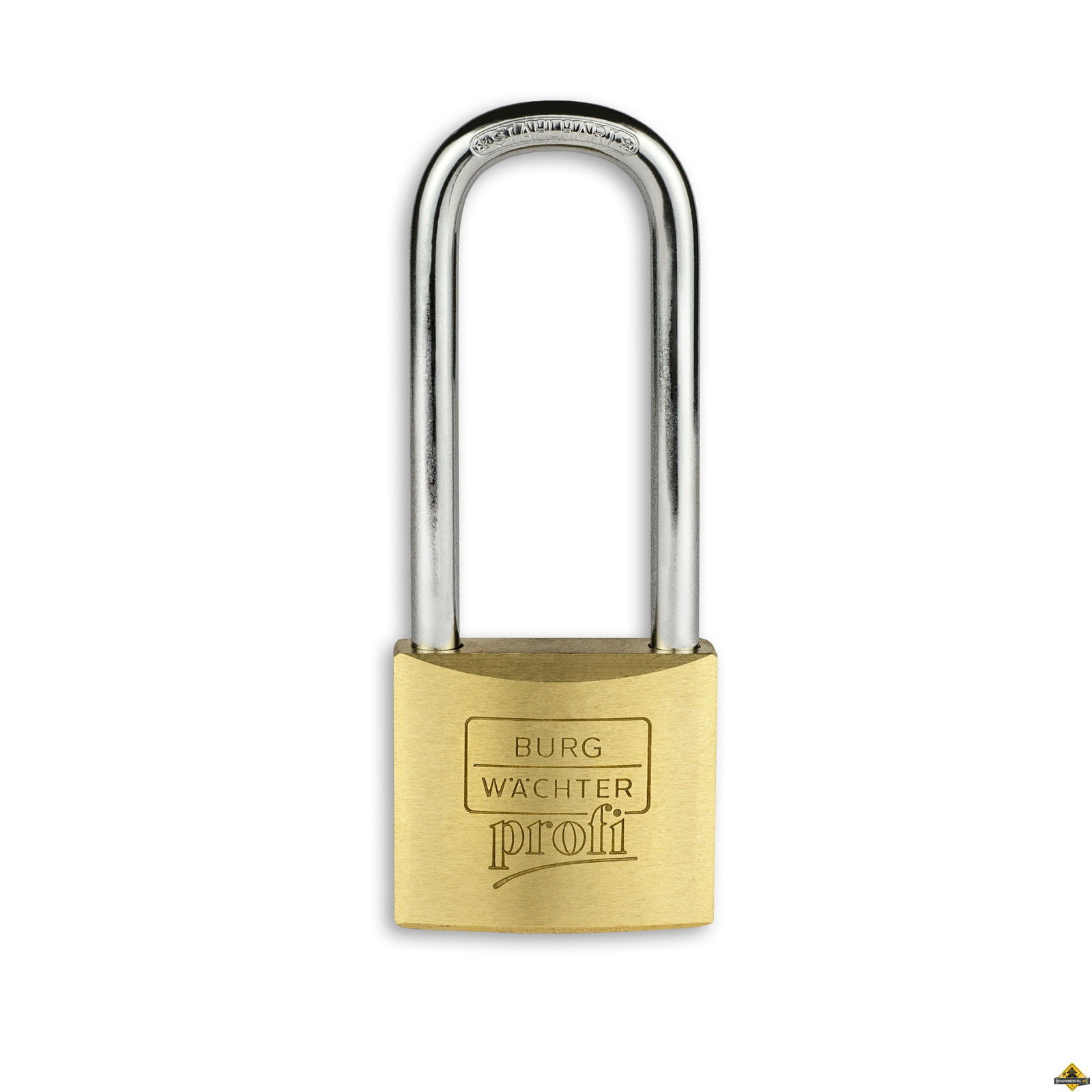 Burg Wächter Profi messing hangslot met hoge beugel verschillend sluitend - 30 mm