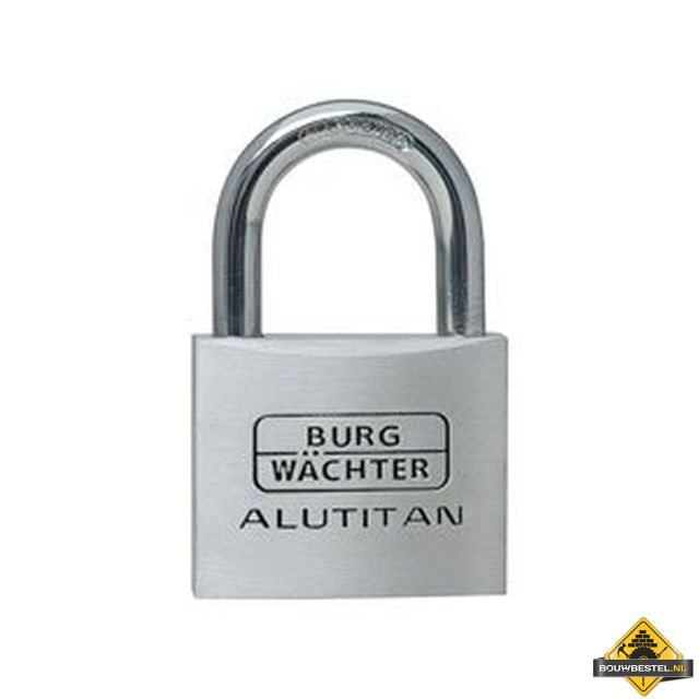 Burg aluminium hangslot Alutitan 40mm GS1 incl. 2 sleutels