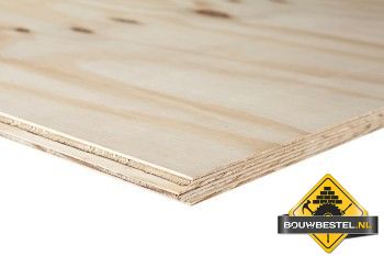 Fins Vuren Underlayment T&G - 18mm (244x122cm)