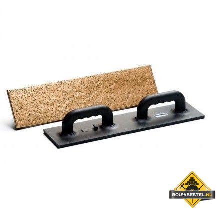 Carbide dubbele handgreep+magneet voor schuurplaat | 500x125mm | Super Prof
