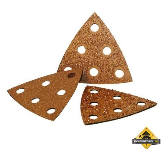 Carbide Delta schuurplaat velcro | 3x95mm | G36 | Super Prof