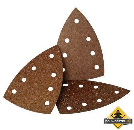 Carbide Delta schuurplaat 7H velcro | 147x100mm | G36 | Super Prof