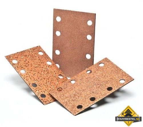 Carbide schuurplaat velcro recht | 185x93mm | G120 | Super Prof