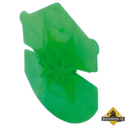 Uniclip / Ankerclip Groen Diameter: 65/75mm PP voor spouwanker 5.0-6.0mm - 50 stuks