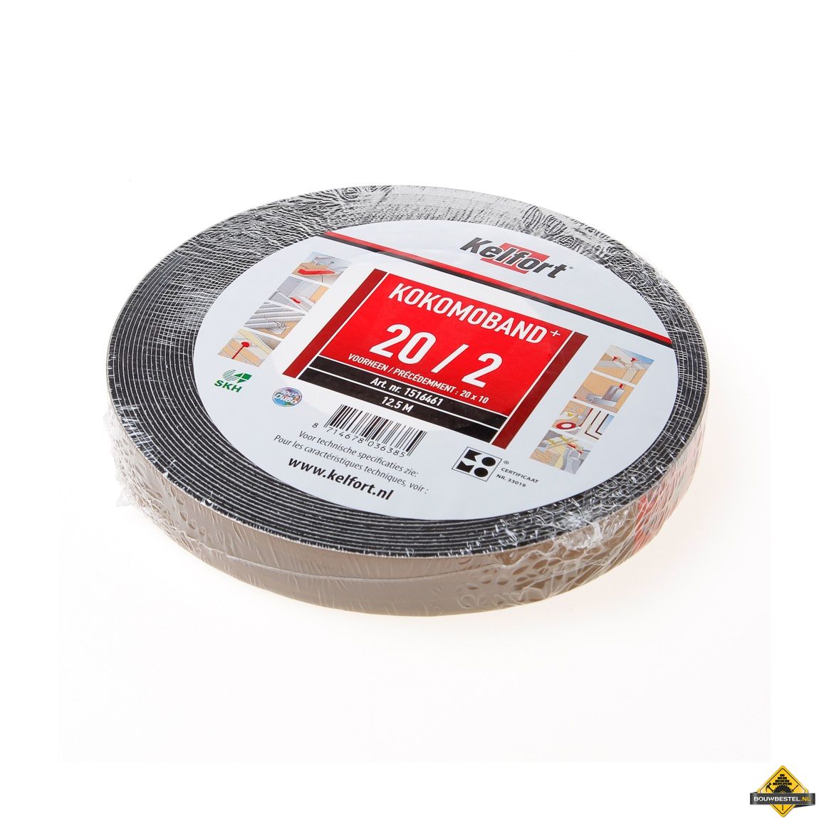 Compriband Kelfort 20/2 12,5 meter lang voor voegbreedte 2-5 mm