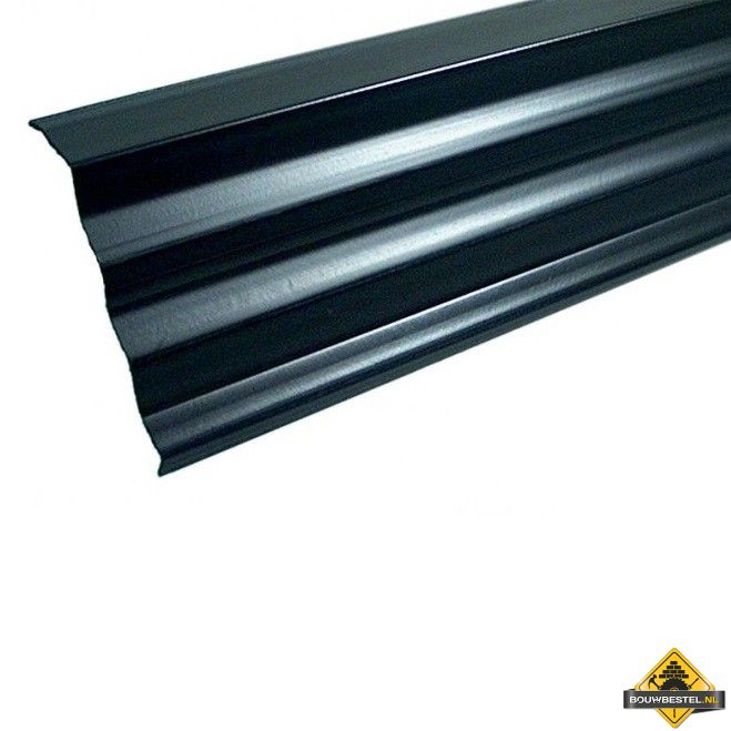 Dakbeschotprofiel / Onderpanprofiel 150 mm / 150 cm antraciet PVC