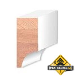 Western Red Cedar Hardhout gootlijst gegrond 44x100x4600
