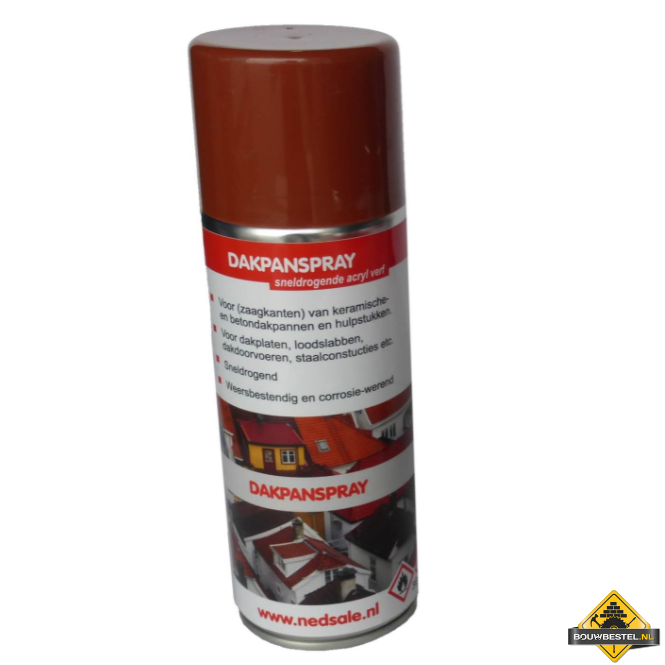 Dakpanspray Natuurrood Mat Ral 8004