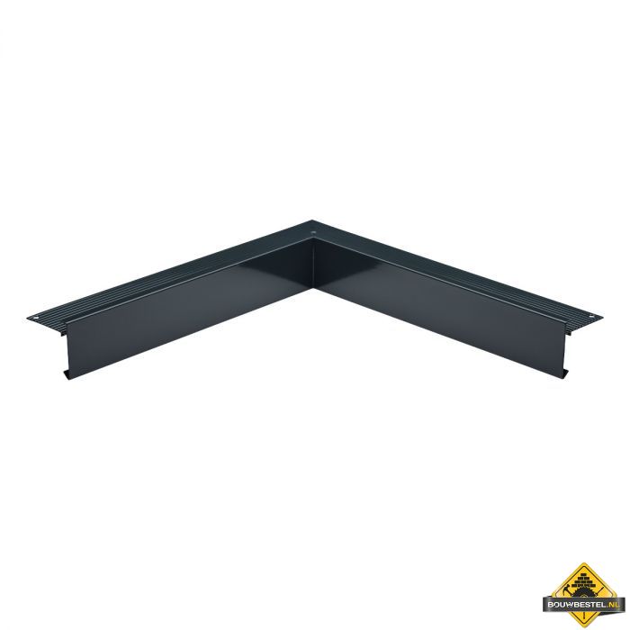 Daktrim binnenhoek 60 x 64 mm RAL7016
