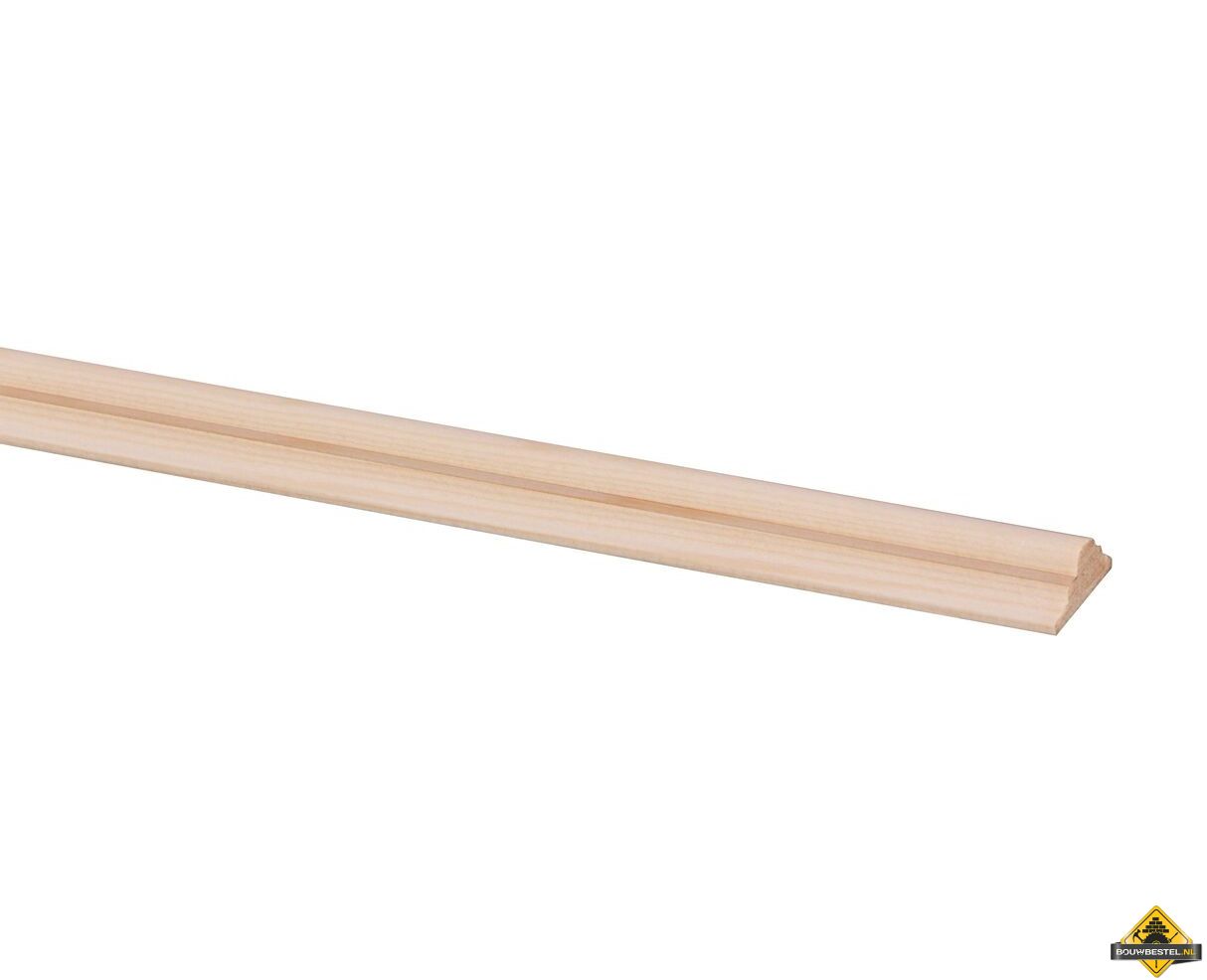Grenen decorlijst PEFC 9 x 22 mm 270 cm