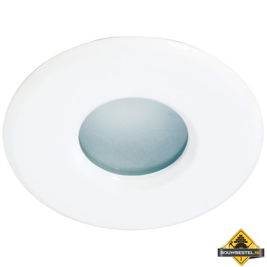 Deluna Aluminium-inbouwspot ALU IP 44 vast wit, 50 W