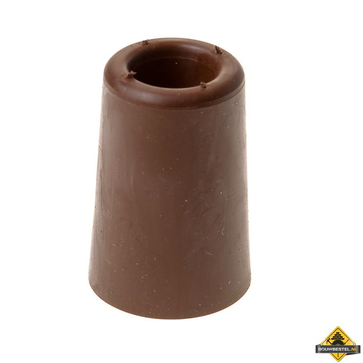 Deurbuffer / deurstop bruin 60mm