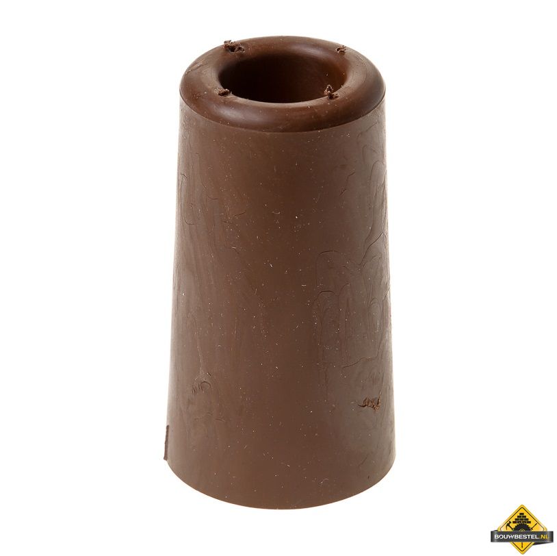 Deurbuffer / deurstop bruin 75mm