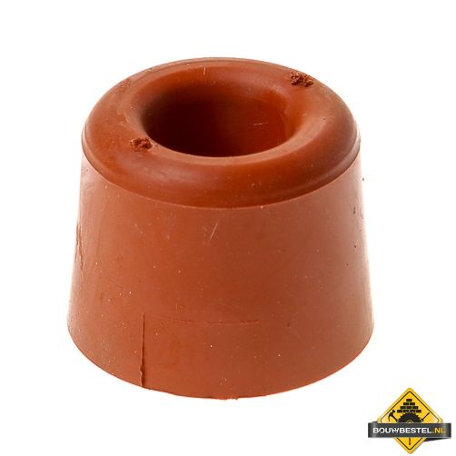 Deurbuffer / deurstop rood 25mm