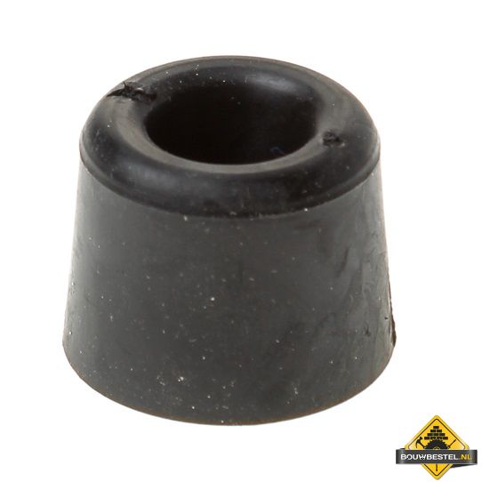 Deurbuffer / deurstop zwart 25mm