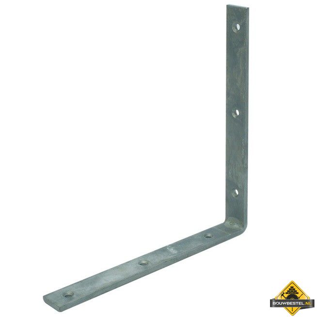 Dorpelhoek Zwaar 300x300mm 30x6 Elektronisch Verzinkt - per stuk